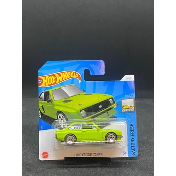 autíčko Hot Wheels - Ford Escort RS2000 green ZE SBÍRKY