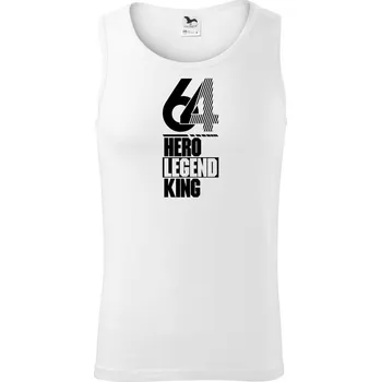 Hero, Legend, King x Queen 1964 - Tílko pánské Core - S ( Bílá )