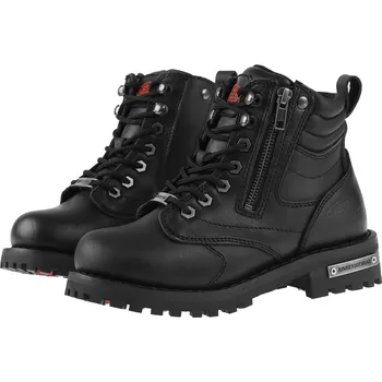 Dámské kozačky boty dámské UNIK - Premium Leather - Black - 12003-L