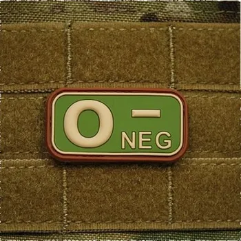 Nášivka JACKETS TO GO Nášivka KREV 0 NEG plast MULTICAM®