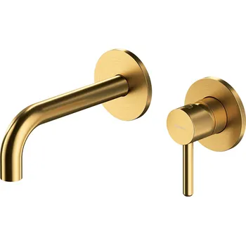 Vodovodní baterie Omnires Y umyvadlová baterie pod omítku zlatá Y1215HGLB