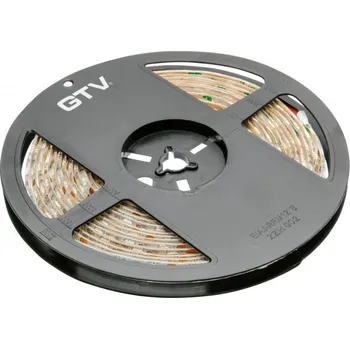 LED páska Flash Strip 5050, 300 LED teplá bílá, 72W, vodotěsný 10mm, Roll 5m, 12V