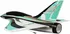 RC model letadla Amewi AMXFlight Delta Wing Jet EPO 24106 PNP