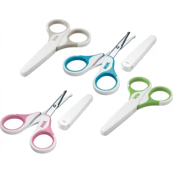 Nuk dětské zdravotní nůžky s krytem