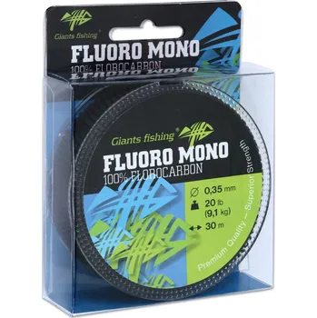 Rybářský vlasec Giants Fishing návazcový 100% fluorocarbon 30 m Průměr: 0,30 mm