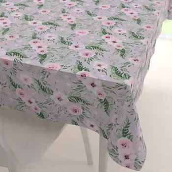 ubrus Bavlněný obdélníkový ubrus Sandra SA-178 Kvetoucí růže na šedém 50x100 cm