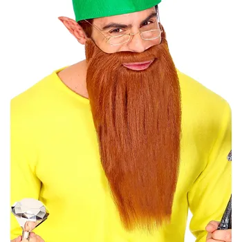 Karnevalový doplněk Vousy dlouhé hnědé