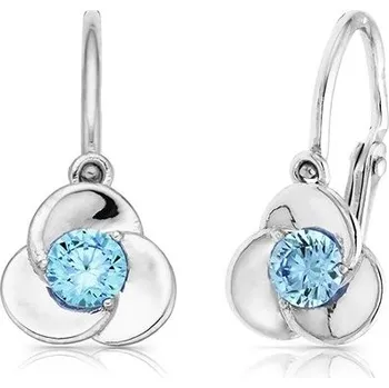 Náušnice DOLCZE Little Blue 110103 (Au 585/1000, 0,85g)