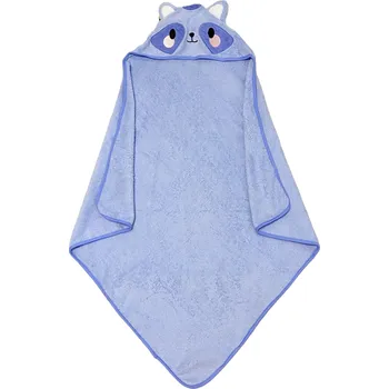Dětská osuška s kapucí 76x76cm JEZEVEC