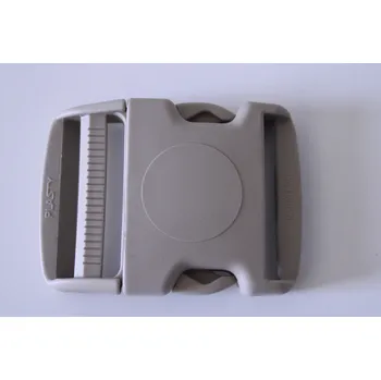 Plasty Jablonec Plastová spona přezka trojzubec 50 mm - písková