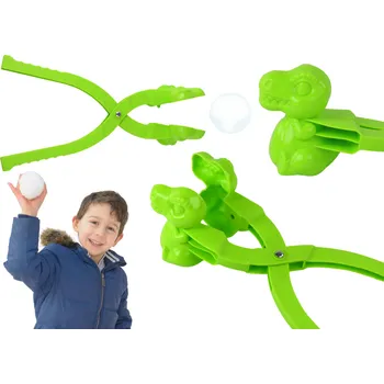 Hračka na písek Mamido Tvořítko na sněhové koule dinosaurus zelený