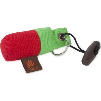 tréninková pomůcka pro psa Firedog Klíčenka minidummy světlezelená / červená