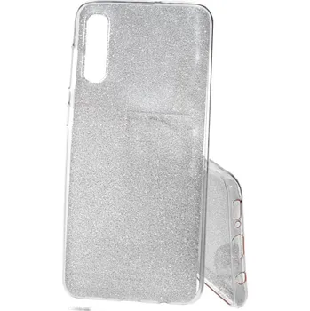 Pouzdro na mobilní telefon Pouzdro Shine Case pro Samsung Galaxy A30s A307 Stříbrné