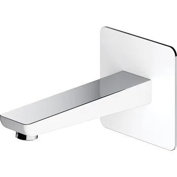 Vodovodní baterie Omnires Parma výtok baterie Vanová chrom-bílá WDPARMACRB