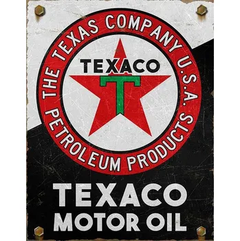 Plechová cedule Plechová cedule Texaco Motor Oil