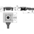 kanalizační vpusť Alca APV110 podlahová vpusť boční bez mřížky nerezová 130 x 130 mm