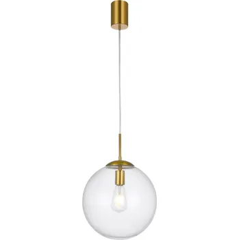 Světla a lustry REDO GROUP Redo GLOBAL 01-3169 zlatý lustr koule - průměr 30 cm