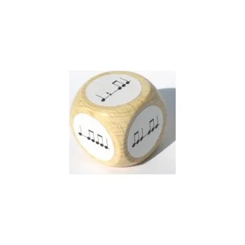 Hlavolam noten-spiel.de Kostka s rytmy 3