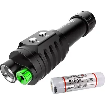 Lampa Archon J2 - bílé světlo a zelený laser, Archon