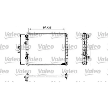 Chladič motoru Chladič, chlazení motoru VALEO 730956