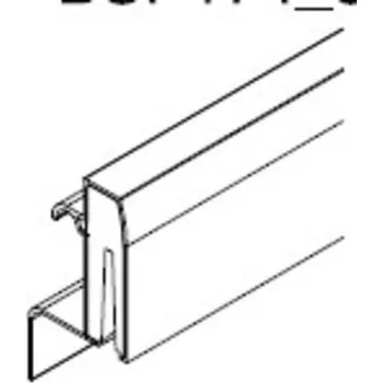 Boční profil dolní černý pro CAB174N