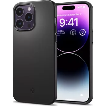 Pouzdro na mobilní telefon Pouzdro Spigen Thin Fit Apple iPhone 14 Pro Max - Černé