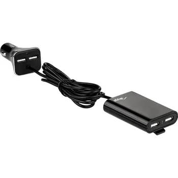 AKYGA Automobilový napájecí zdroj USB A zásuvka x4 5V/2,1A,5V/2,4A