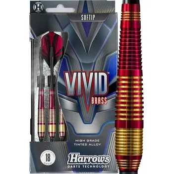 Šipka Šipky Harrows Vivid Brass Soft - červené 18gr