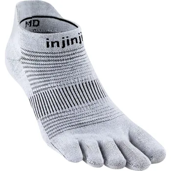 Pánské ponožky Injinji RUN Lightweight No-show Coolmax prstové ponožky grey XL