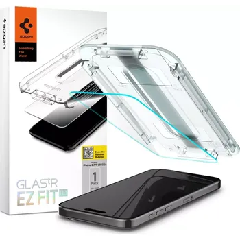 Spigen Glas.TR iPhone 15 Pro Max 6.7" "EZ FIT" clear black AGL06878