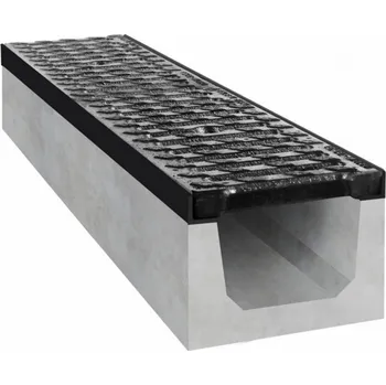 Odvodňovací žlab Covernit Betonový žlab D400 s litinovou mříží H200 20 20 100
