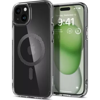 Pouzdro na mobilní telefon Pouzdro Spigen Ultra Hybrid MagSafe iPhone 15 - Carbon Fiber