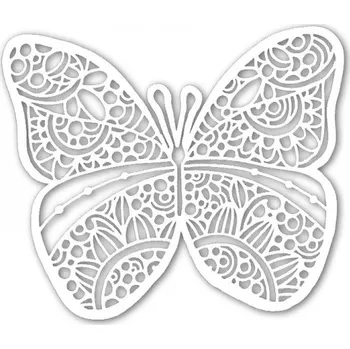 Šablona TCW 6aquot;x6aquot; (15,2x15,2 cm) - Sunny Butterfly