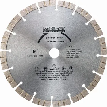 Řezný kotouč L00115 - Diamantový kotouč segmentový 230 x 22,23 x 12mm LST