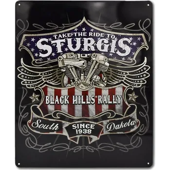Plechová cedule Plechová cedule Sturgis Take the Ride