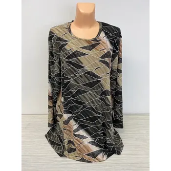 Dámská halenka Halenka ZELIKA, Barva Zelená, Velikost XXL50, Materiál 98% Polyester 2% Lycra