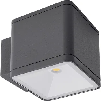 Nástěnné svítidlo Světla a lustry REDO GROUP Šedé nástěnné LED svítidlo 9069