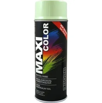 Barva ve spreji Motip Maxi color pastelová zelená RAL6019 400ml, MX6019