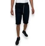 Viman Pánské černé džínové kraťasy Barva: Černá, Velikost: 40