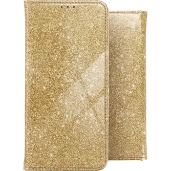 Pouzdro na mobilní telefon Pouzdro Forcell SHINING Book APPLE IPHONE 12 PRO MAX - Zlaté