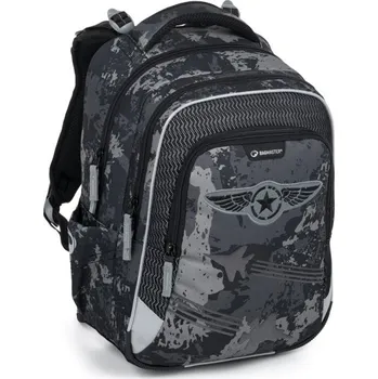 Školní batoh Batoh Bagmaster Lumi 24B black-grey