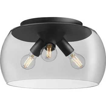 Světla a lustry REDO GROUP Černé stropní svítidlo Redo Group CROMA/Ø 40 cm