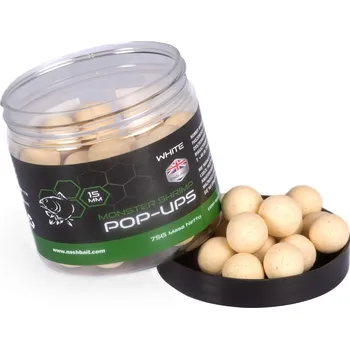 Boilies Nash Plovoucí Boilie Pop Ups Monster Shrimp White 75 g - 20 mm