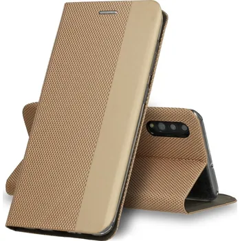 Pouzdro na mobilní telefon Sensitive Book pro Samsung Galaxy M22 4G M225 Zlaté