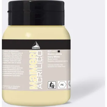 Speciální výtvarná barva Akrylová barva Maimeri Acrilico 500 ml – slonová kost 021