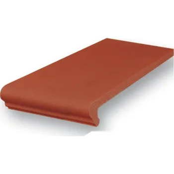 Dlažba Ströher Keraplatte Terra 215/9240 patrician red, schodovka, cihlová, 34 x 24 x 1,2 cm