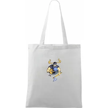 Nákupní taška Znamení komiks býk - Taška bavlněná - 42 x 38 cm ( Bílá )