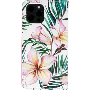 Pouzdro na mobilní telefon Pouzdro Vennus Smart Book Flower iPhone 13 mini - Design 1