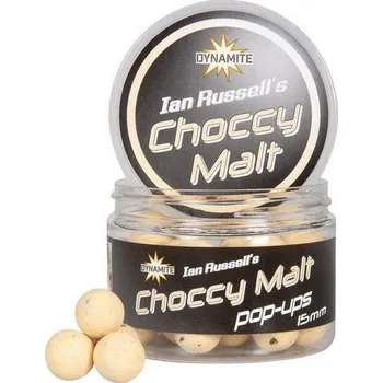 Boilies Dynamite Baits Pop-Ups Ian Russell's Choccy Malt 15 mm