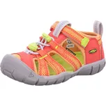 Dětské sandály Keen Seacamp CNX – oranžovožluté, do vody, uzavřená špička, outdoorové Velikost: 38